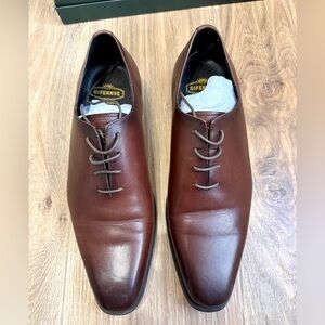 Gifennse Shoemakers Men’s Size 11 Dark Tan Leather Oxford Dress Shoes